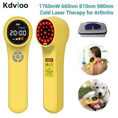 Medical Grade Cold Laser Therapy LLLT Device NIR Light for Pain Relief 24 Diodes