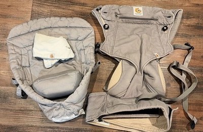 Ergobaby Carrier 360 4 Position Grey Infant insert