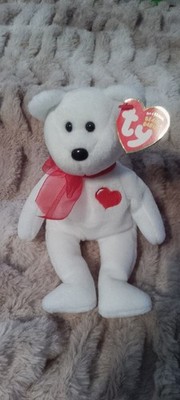 Ty Beanie Babies  Casanova  the Teddy Bear w/ Heart Valentine s Day 2006