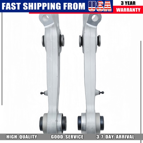 Pair Front Lower Rearward Control Arms For 2016 2017 2018 2019 2020 Cadillac CT6