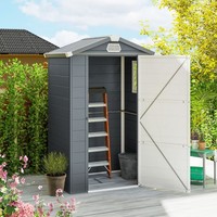 Outsunny GeräTehaus 1,1M², GeräTeschuppen Mit Satteldach, 133 X 102 X 208 Cm