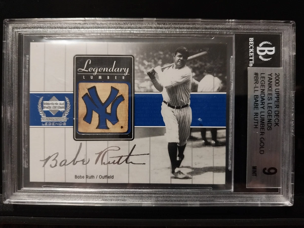 2000 Upper Deck Yankee Legends - Babe Ruth #BR-LL for sale | eBay