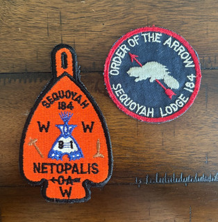 Order of the Arrow Sequoyah Lodge #184 R 1 1st Issue WAB OA Patch Lot