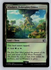 WINDURST, FEDERATION CENTER 292 FINAL FANTASY MAGIC: THE GATHERING FOIL NM/M