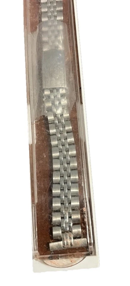 Reloj Pulsera Vintage NOS JB CHAMPION Acero Inoxidable 16mm Jacoby Bender Años 50 Foto 4 de 4