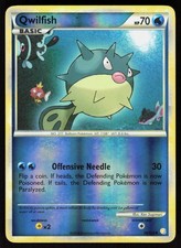 Qwilfish 50/123 - HeartGold & SoulSilver Pokemon Reverse Holo - LP Uncommon