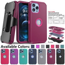 For iPhone 13 Pro Max 13 Pro Case Cover Rugged Shockproof Heavy Duty / Belt Clip