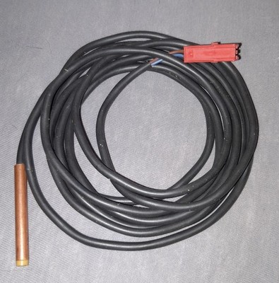 Temperaturfühler NTC Sensor  3m Länge,Fühler schwarz ,roten Punkt =,10kOhm