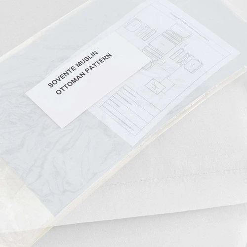 Cyan Design 11452 Sovente 18.5 inch Cream Ottoman - Picture 4 of 4