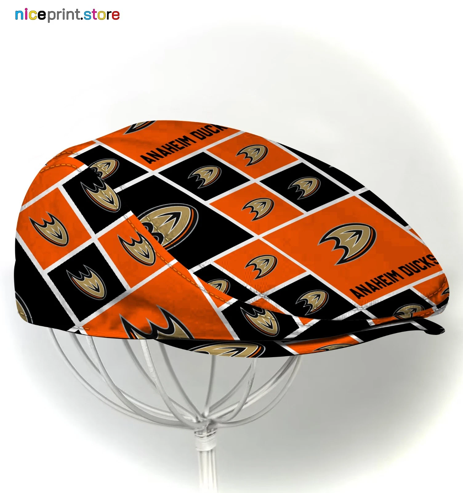 Anaheim Team Ducks Jeff Cap Ducks Driver Hat NHL Golf Cap NHL Flat Cap for Men