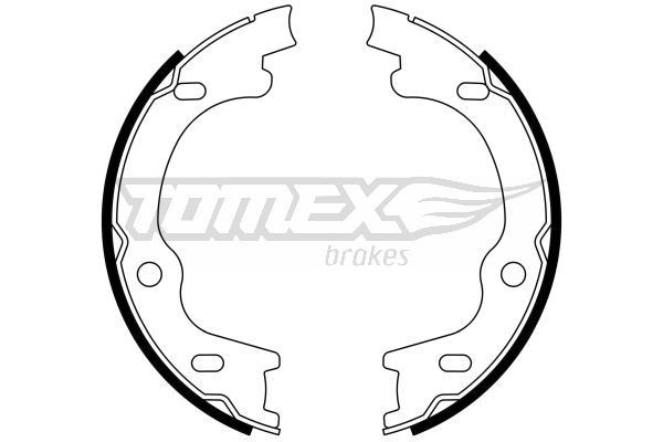 Tomex Brakes Bremsbackensatz TX 23-38 FüR KIA-image