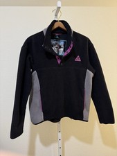Vintage 1990s Nike ACG Trango Tower Fleece Pullover M Black North Face