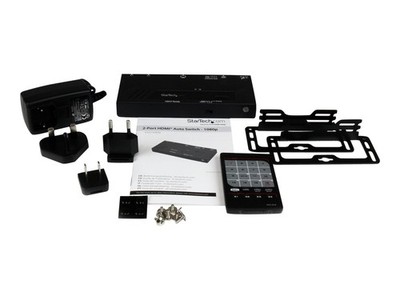 StarTechcom 2-Port HDMI Switch with Auto Priority Switching