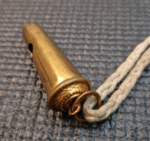 Antique Early 20th Century Military Officers Beaufort Whistle