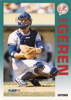 1992 Fleer #226 Bob Geren