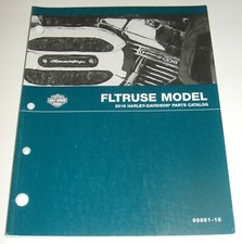 Harley 2016 CVO Road Glide Uitra Parts Manual Catalog Fltruse Screamin Eagle