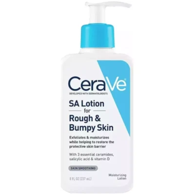CeraVe SA Lotion for Rough & Bumpy Skin 8 Ounce with salicylic acid, lactic acid