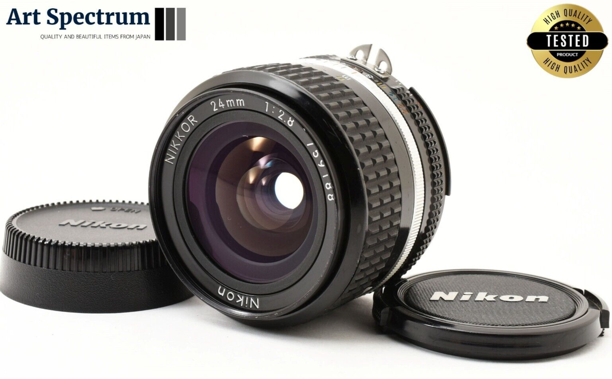 N Mint] Nikon Ai-s Nikkor 24mm f2.8 Wide Angle Prime Old Lens FX
