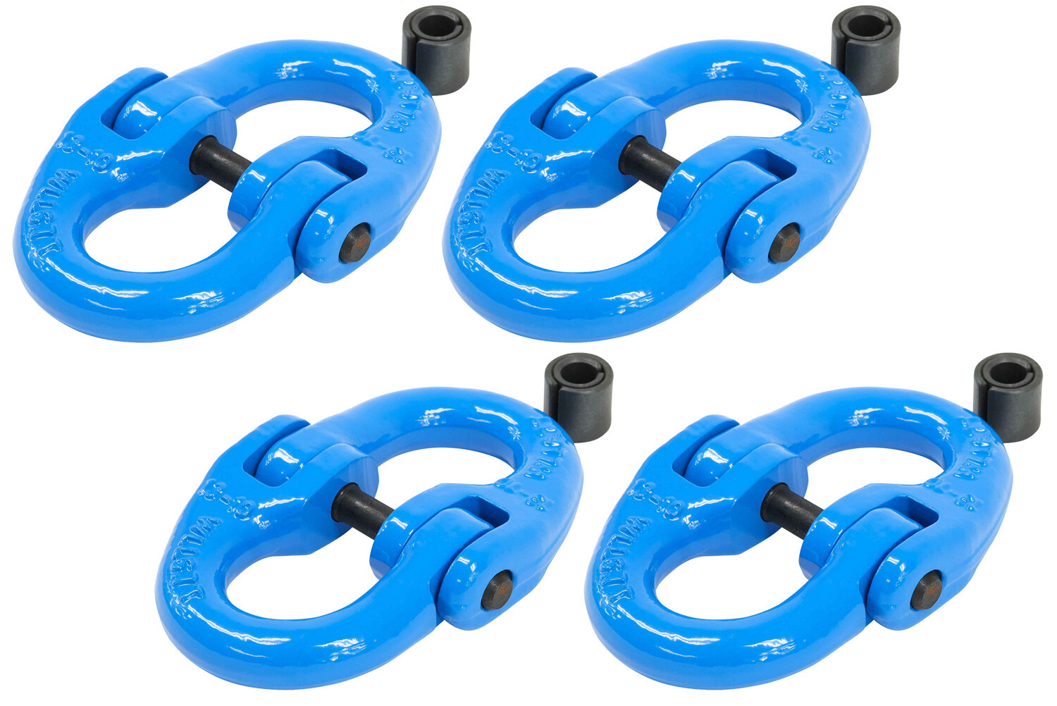 (4 Pk) G100 1/2" Alloy Steel Blue Hammerlock Coupling Link