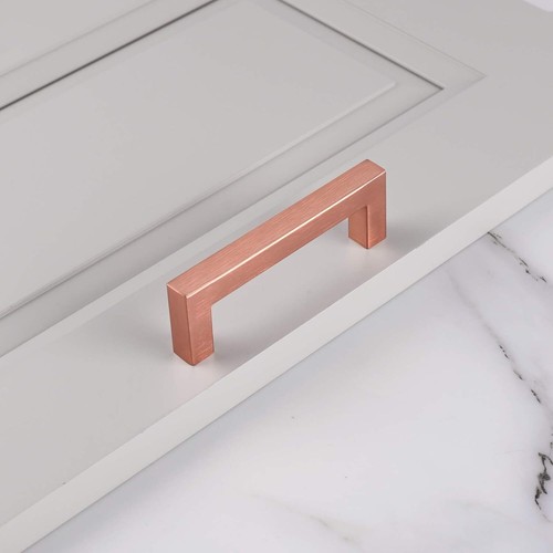 Probrico Sujeta Gabinetes de Cocina 10 piezas 10.2 cm Oro Rosa - Imagen 4 de 5