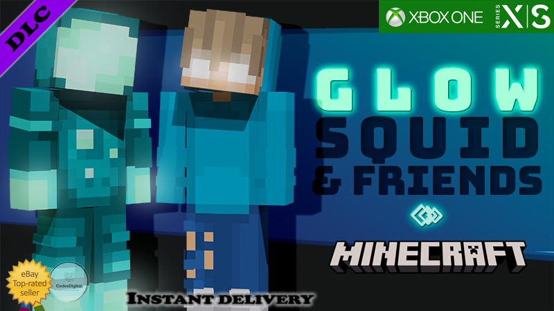Minecraft Glow Squid Hoodie DLC Xbox One Series X|S [GLOBAL]