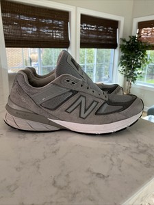 New balance 990v5 Made Usa Zapatos para mujer Talla 11.5 B Gamuza Gris Sin  Cordones/Plantillas | eBay