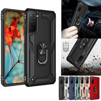 Für Handyhülle Samsung A32 A16 A52 A72 S21 FE Handy Schutz Bumper Cover Magnet