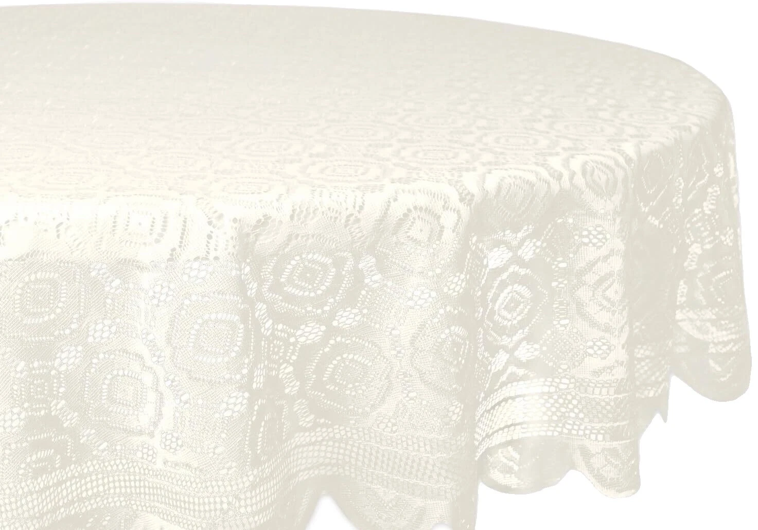 Manteles de Encaje Patrón Sólido
