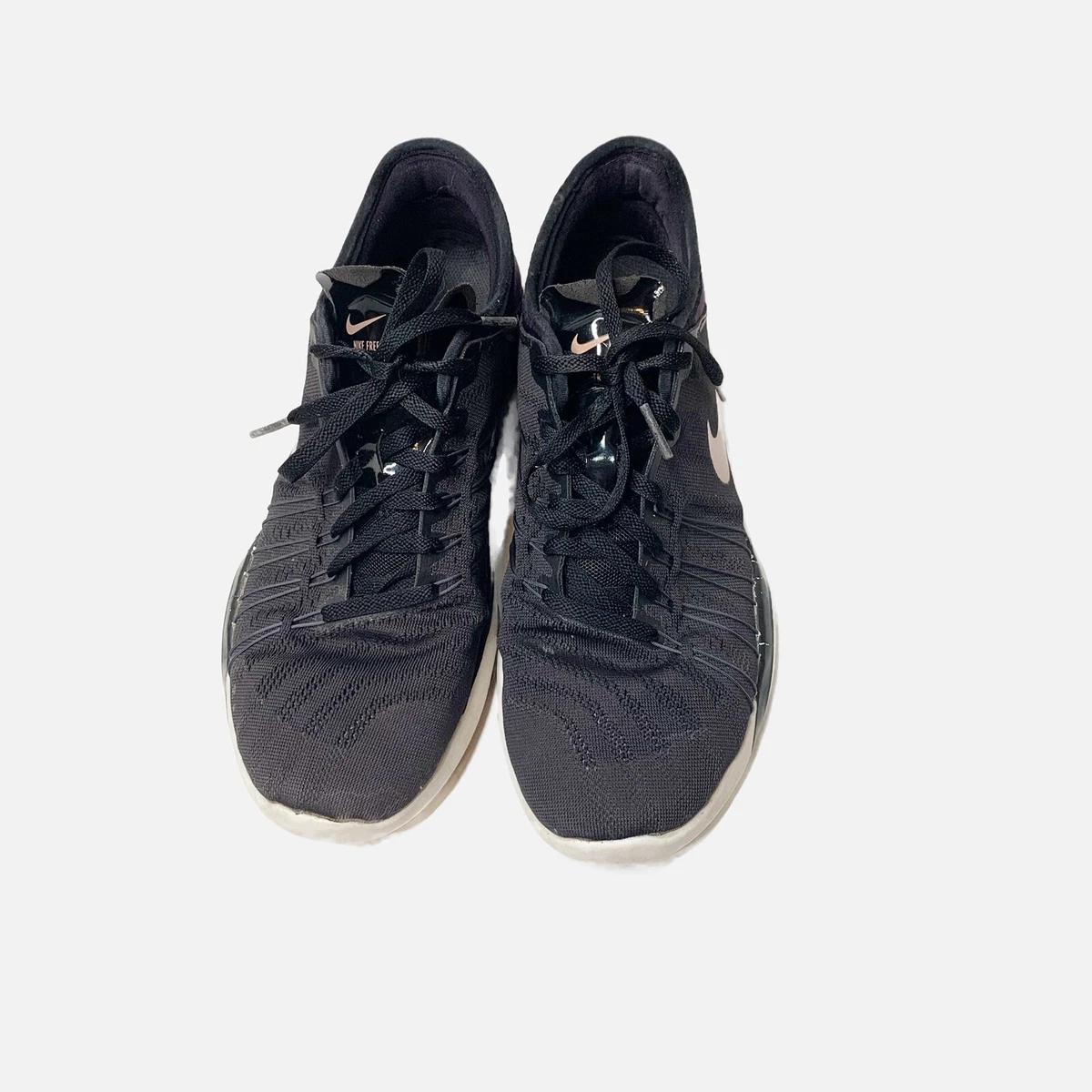 Women's nike black cheap and rose gold shoes