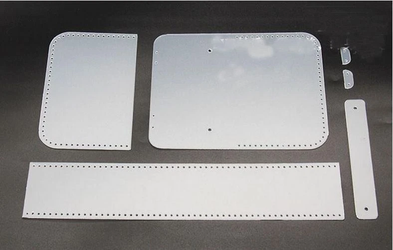 Plastic Sewing Bag Pattern- Small Briefcase Purse Bags DIY Patterns PVC Template - Image 2 of 4