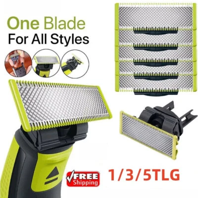 MARKENLOS 1-5x OneBlade Ersatzklingen Doppelpack Herren Rasierer Ersatz ZubehöR Für Philip