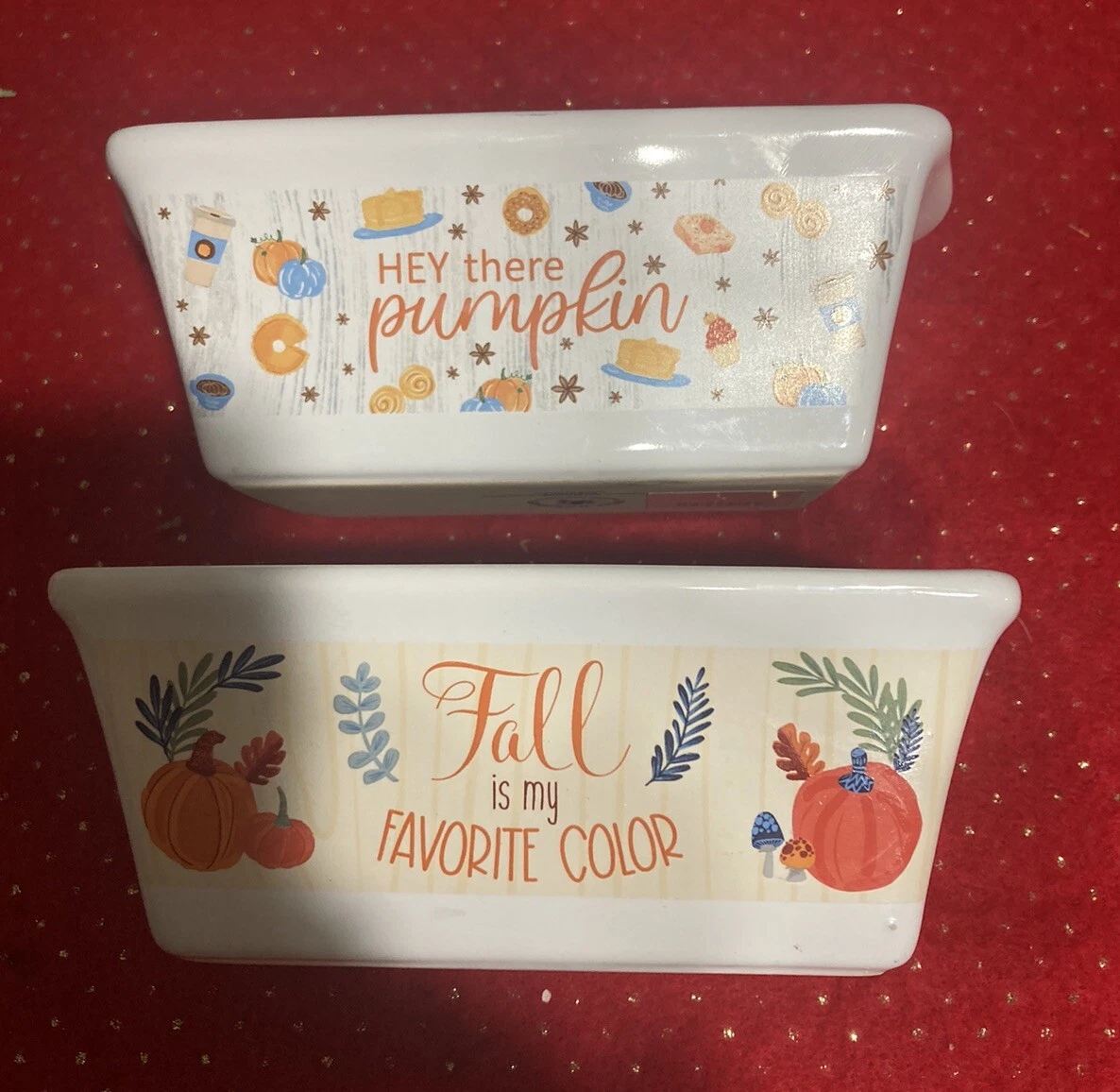 Royal Norfolk Mini Loaf Pans Set Of Two Micro,Oven, Dishwasher Safe