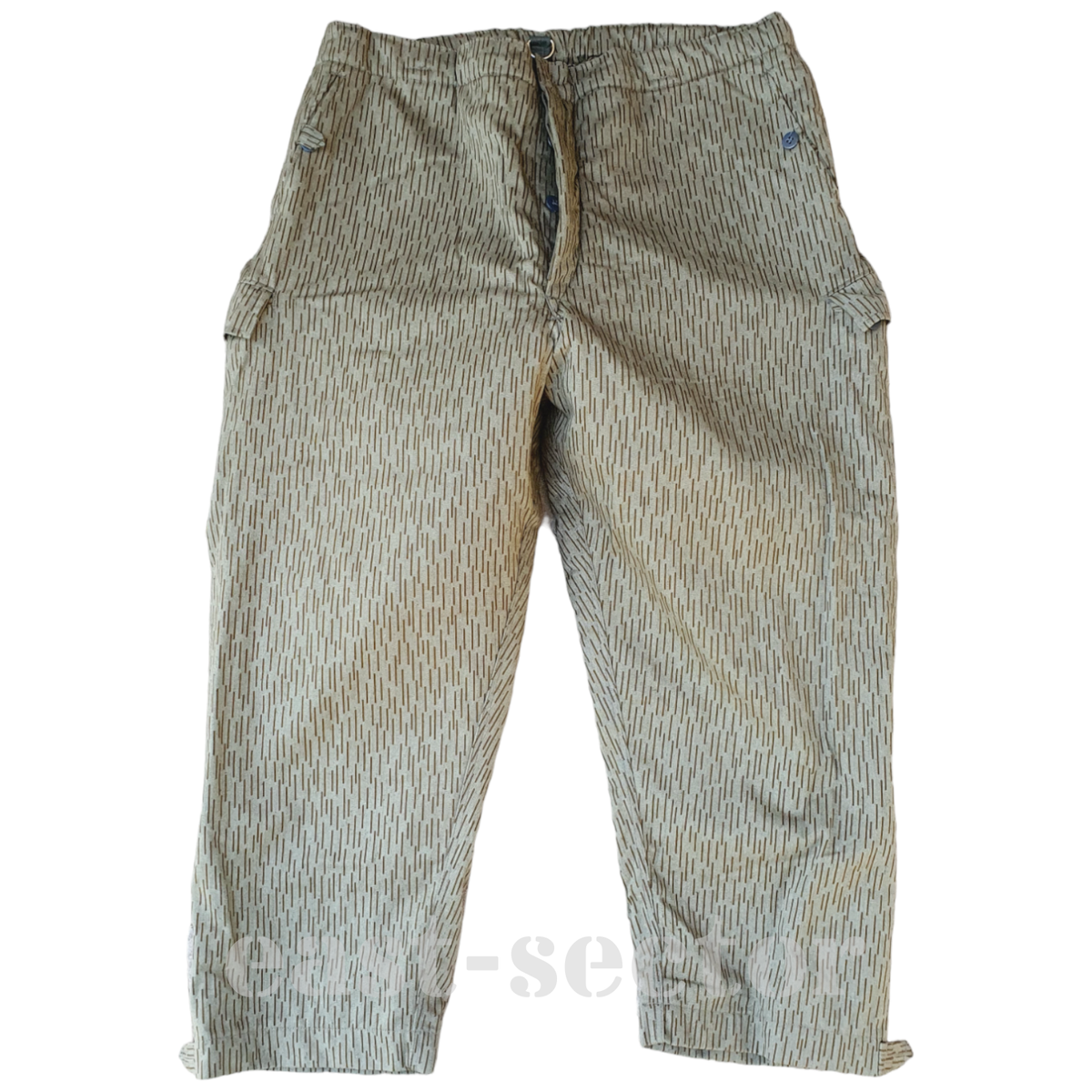 Vintage East German NVA Rain Camo Winter Field Trousers