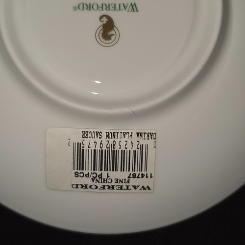 Waterford Carina Platinum Fine English China 5 3/4" Saucer(s) - NWT - Picture 5 of 9