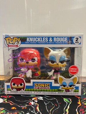 JSA Signed Scott Dreier Funko Pop! Vinyl: Knuckles & Rouge 2-Pack Gamestop  Excl 889698774772| eBay