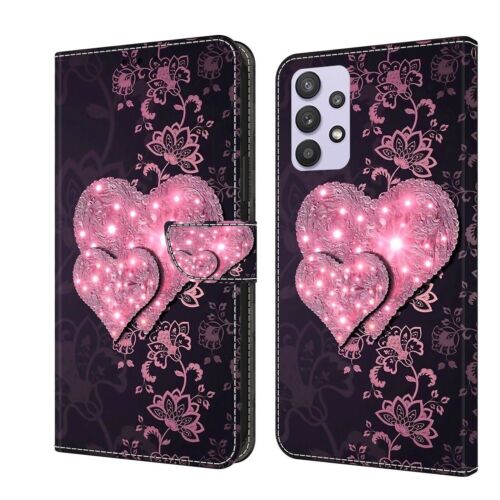 Butterfly Flower Card Wallet Stand Phone Case For Samsung A3 A5 A7 A8 S6 S7 - Picture 24 of 32