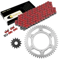 Red Drive Chain And Sprocket Kit for Honda CR500R 1992-2001