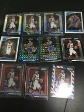 2018-19 Panini Prizm Optic Allonzo Trier RC Blue Red Silver Green Knicks 11 card