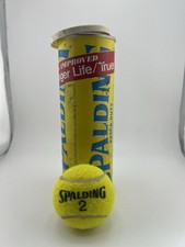 1970  s Metal Tennis Ball Container With 3 Original Balls