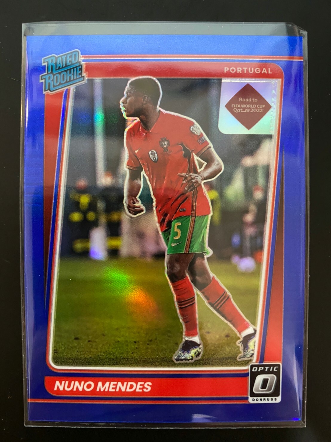 2021-22 Donruss Optic Soccer NUNO MENDES BLUE Prizm /99 PORTUGAL