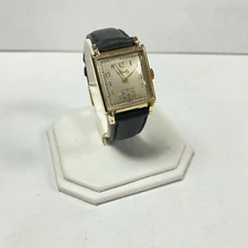 f548 Vintage Moritz Swiss Mechanical Men's Wrist Watch 17 Jewels 10K GF