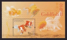 HONG KONG CINA 2005 Goldfish foglio miniatura SG MS1306 (b) MNH/**