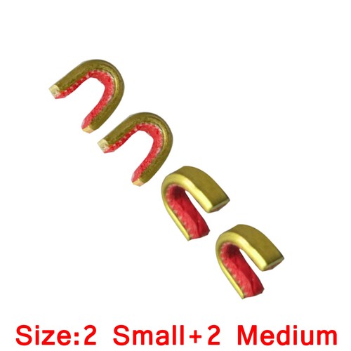 Archery Bow Strings Nocking Pliers 4pcs Nock Points for Recurve Compound Bow UK - Picture 4 of 9