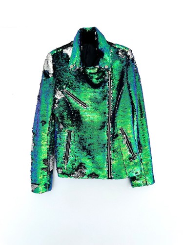 Any Old Iron Multicolor Sequin Jacket Size S - Picture 3 of 10