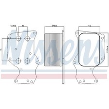 Ölkühler 111 x 71 passend für BMW 1er F20 F21 3er F30 F35 F80