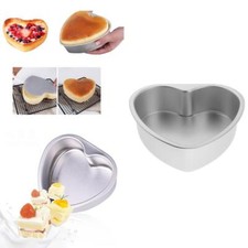 Moule à Gâteau En Forme de Coeur Anodisé Antiadhésif avec Fond Amovible