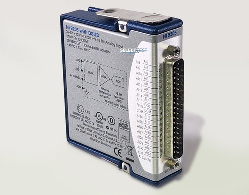 NATIONAL INSTRUMENTS (NI) 9205 cDAQ ANALÓGICO 32 CH. MÓDULO DE ENTRADA D-SUB (REF: EBCN) - Imagen 7 de 7