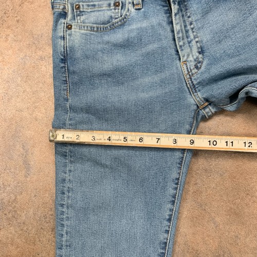 LEVI'S 519 Jeans Mens (29 Inch Waist) (32 Inch Leg) Skinny Fit Blue - Picture 9 of 14