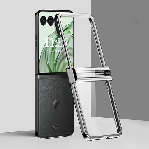 3in1 Clear Plating Hard Phone Cover For Motorola Razr+ Plus 2025 2024 2023 Case - 第 8/15 張圖片
