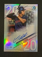 Carson Tucker 2020 Bowman Chrome Class of 2020 Refractor Auto /99 Guardians